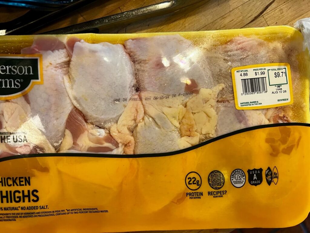 Sanderson Farms Chicken Thighs